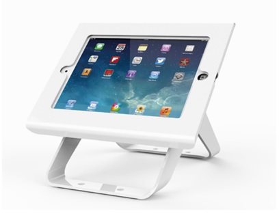 VPOS TABLET STAND METAL ROTATING STYLIST WHITE