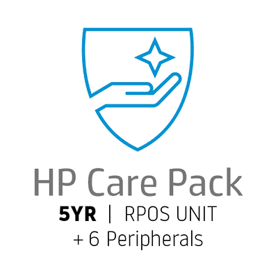 HP CAREPACK RPOS NEXT BUSINESS DAY 5 YEAR ONSITE PC + 6 PERIPHERALS