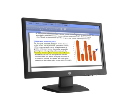 HP MONITOR LCD 18.5 INCH V194 BLK